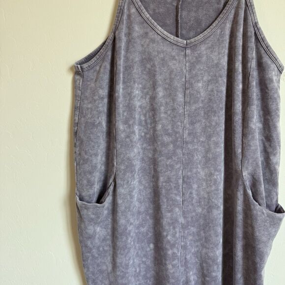 Sincerely Jules Comfy Harem Purple Jumpsuit XL Casual Athleisure Loungewear - Picture 3 of 10